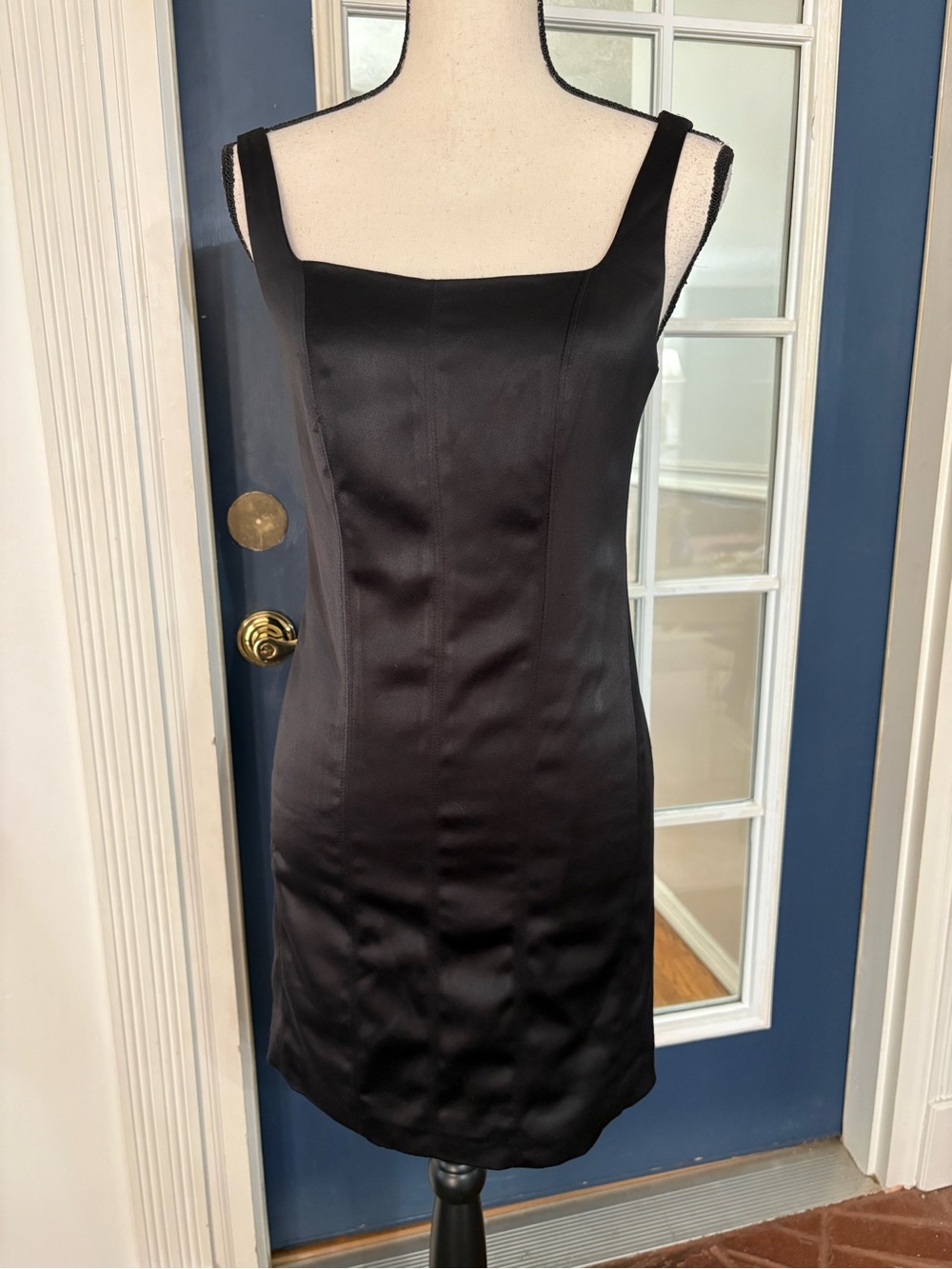 Revolve House of Harlow 1960 Black Satin Label Detail Size SMALL